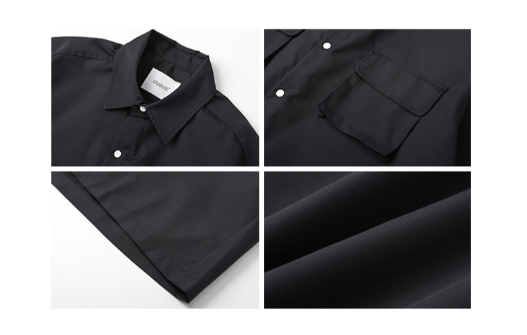 Boxy Utility Pocket Short-Sleeve Shirt