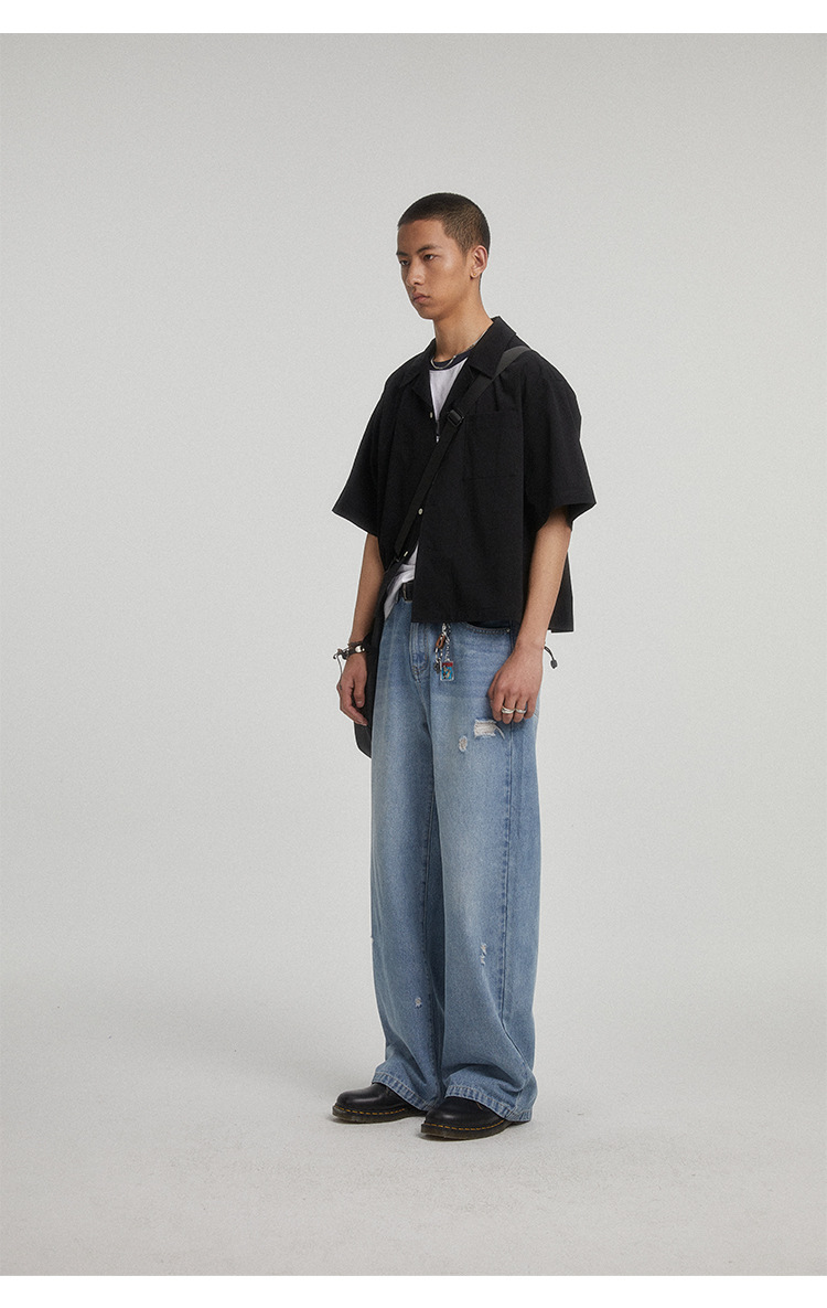 "Washed Wanderers" Vintage Loose Denim