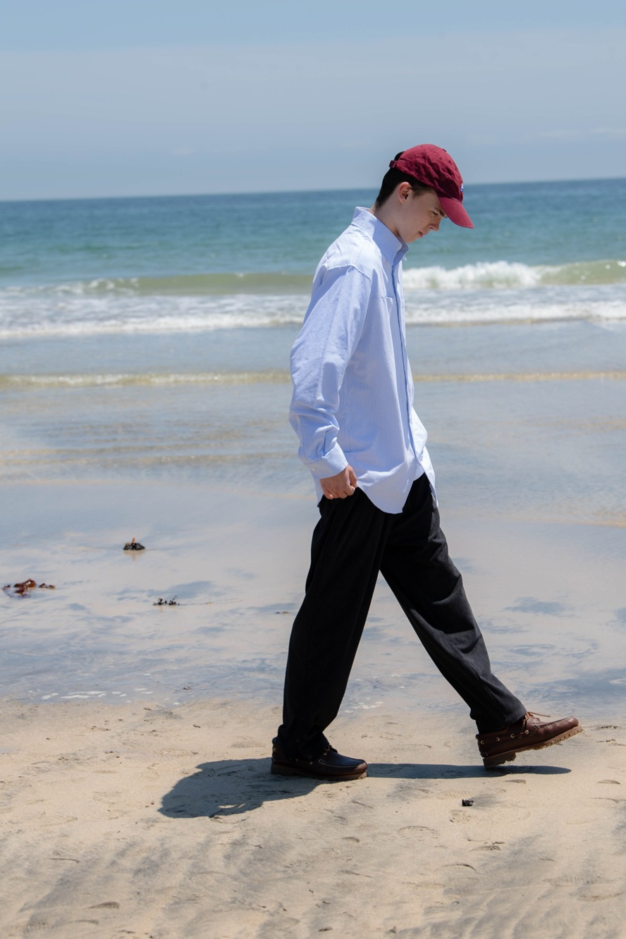 Ocean Breeze Stripe Panel Shirt