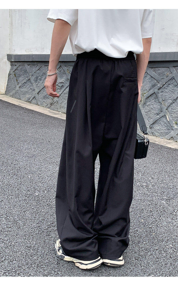Wide Tuck Slacks