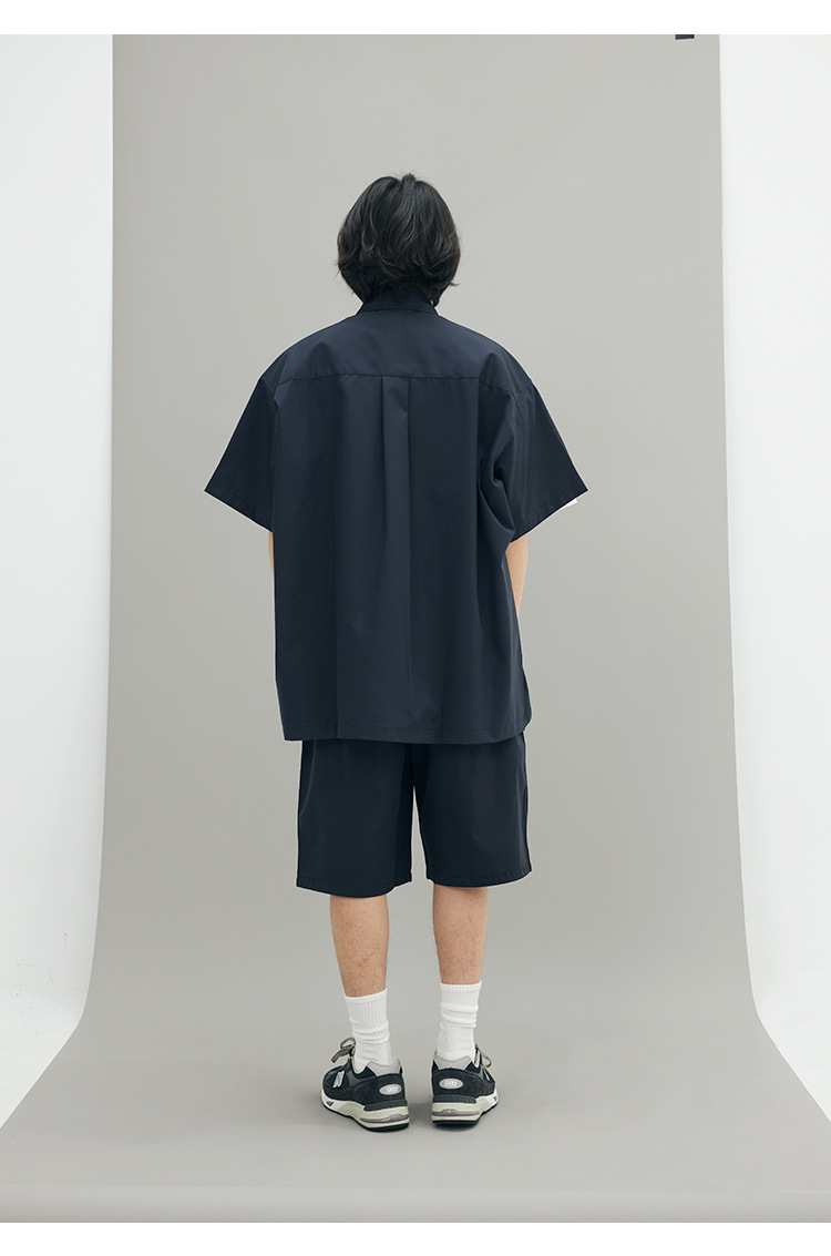 Boxy Utility Pocket Short-Sleeve Shirt