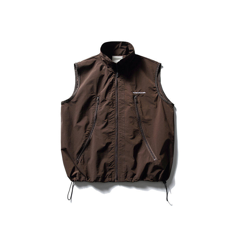 ATBORDER Nylon Utility Zip Vest