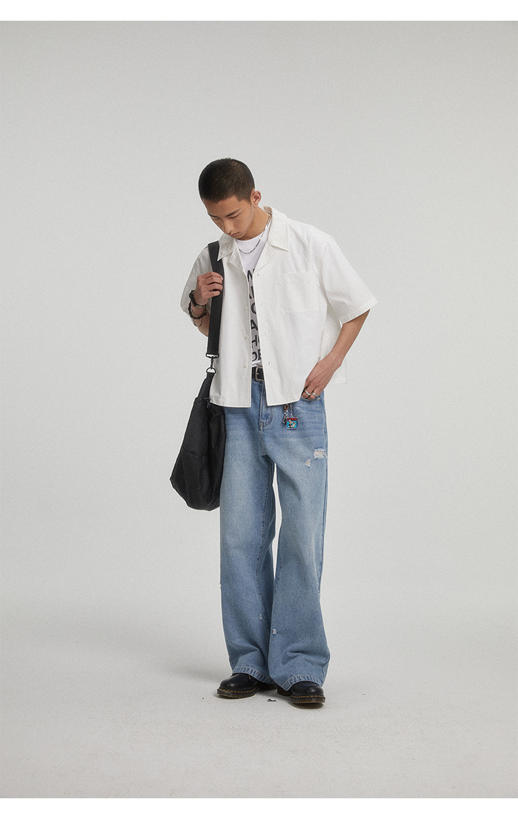 "Washed Wanderers" Vintage Loose Denim
