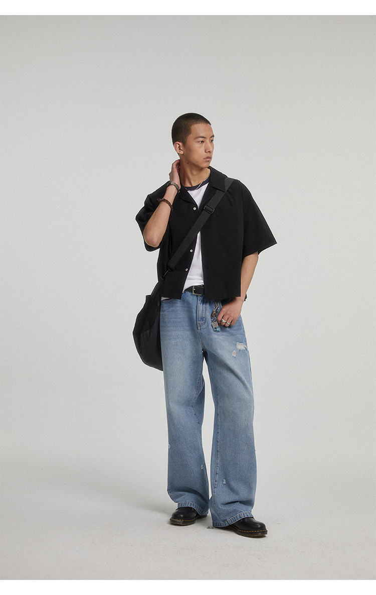 "Washed Wanderers" Vintage Loose Denim