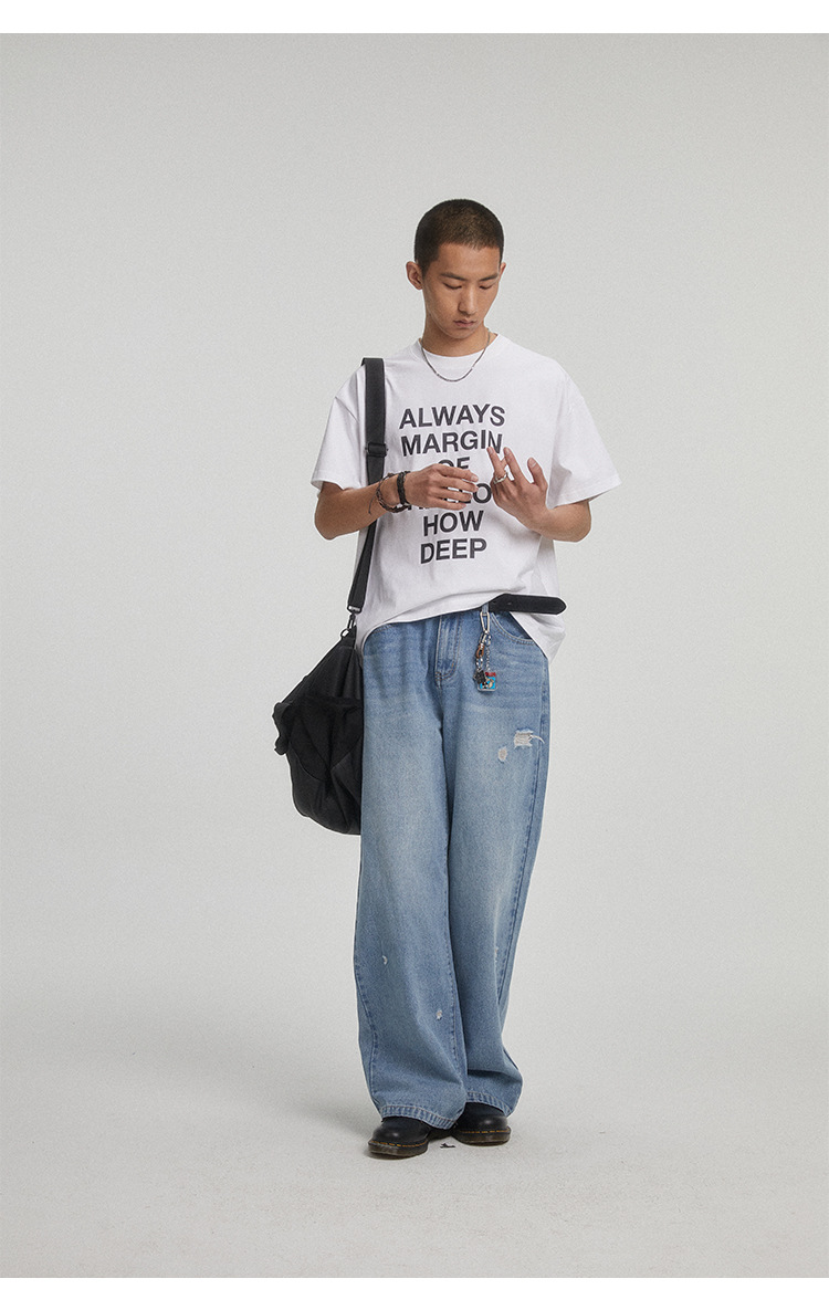 "Washed Wanderers" Vintage Loose Denim