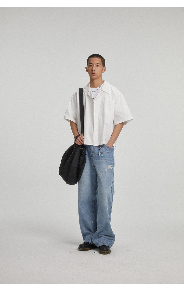 "Washed Wanderers" Vintage Loose Denim