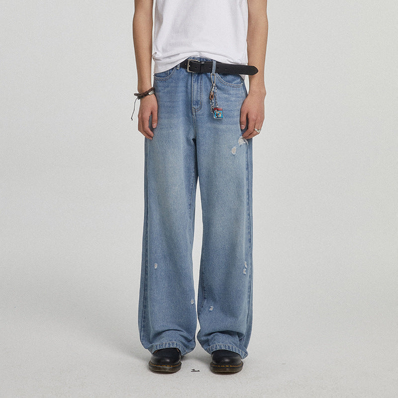 "Washed Wanderers" Vintage Loose Denim