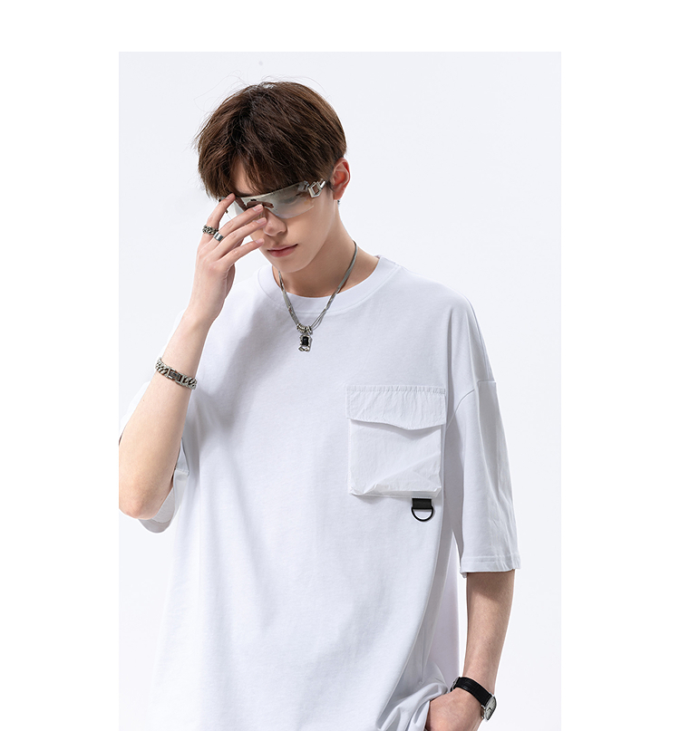 Tech Utility Pocket Oversized Tee