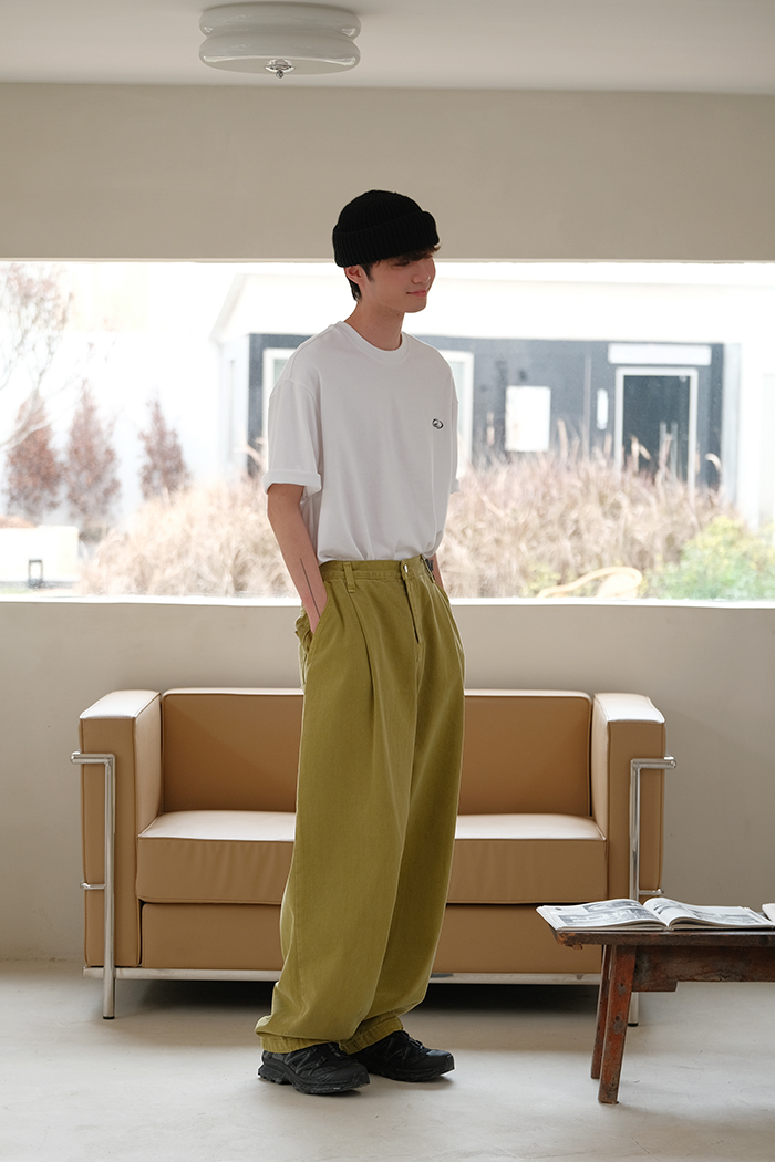 Minimal Embroidered Logo Tee