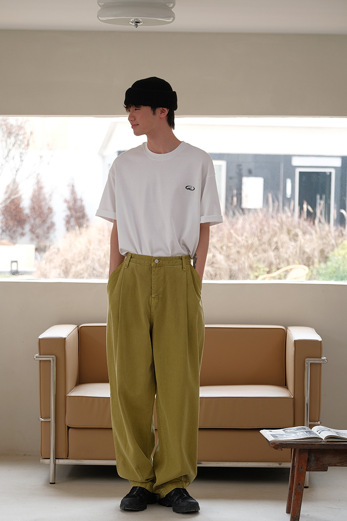 Minimal Embroidered Logo Tee