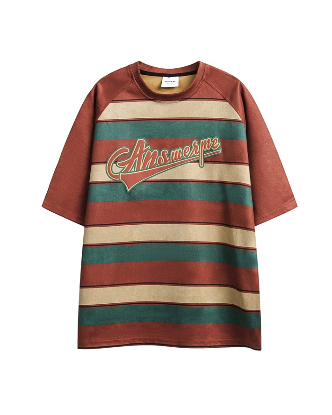Retro Collegiate Stripe Raglan Tee