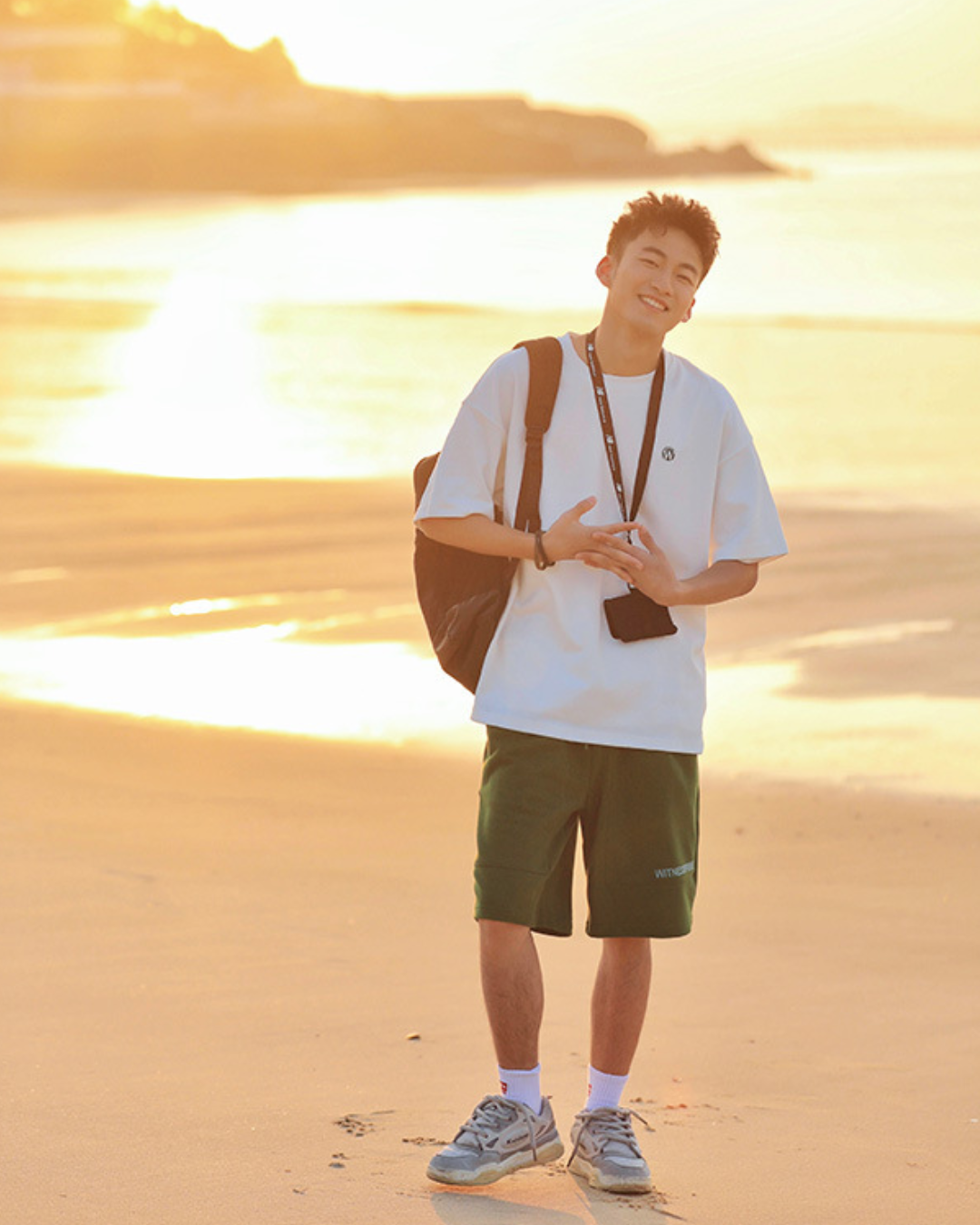 Colorblock Raglan Oversized T-shirt