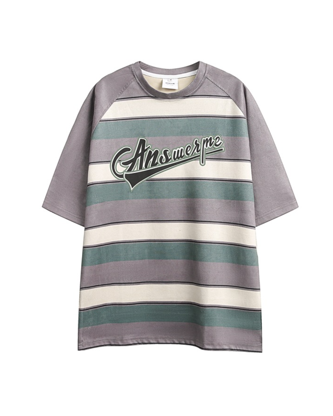 Retro Collegiate Stripe Raglan Tee