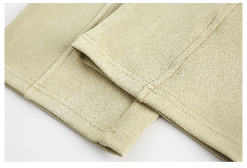 Velour Relaxed Wide-Leg Pants