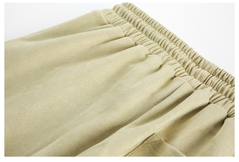 Velour Relaxed Wide-Leg Pants