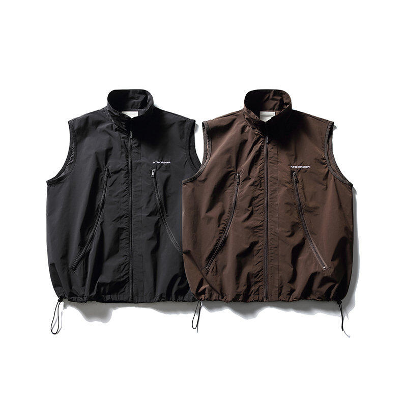 ATBORDER Nylon Utility Zip Vest