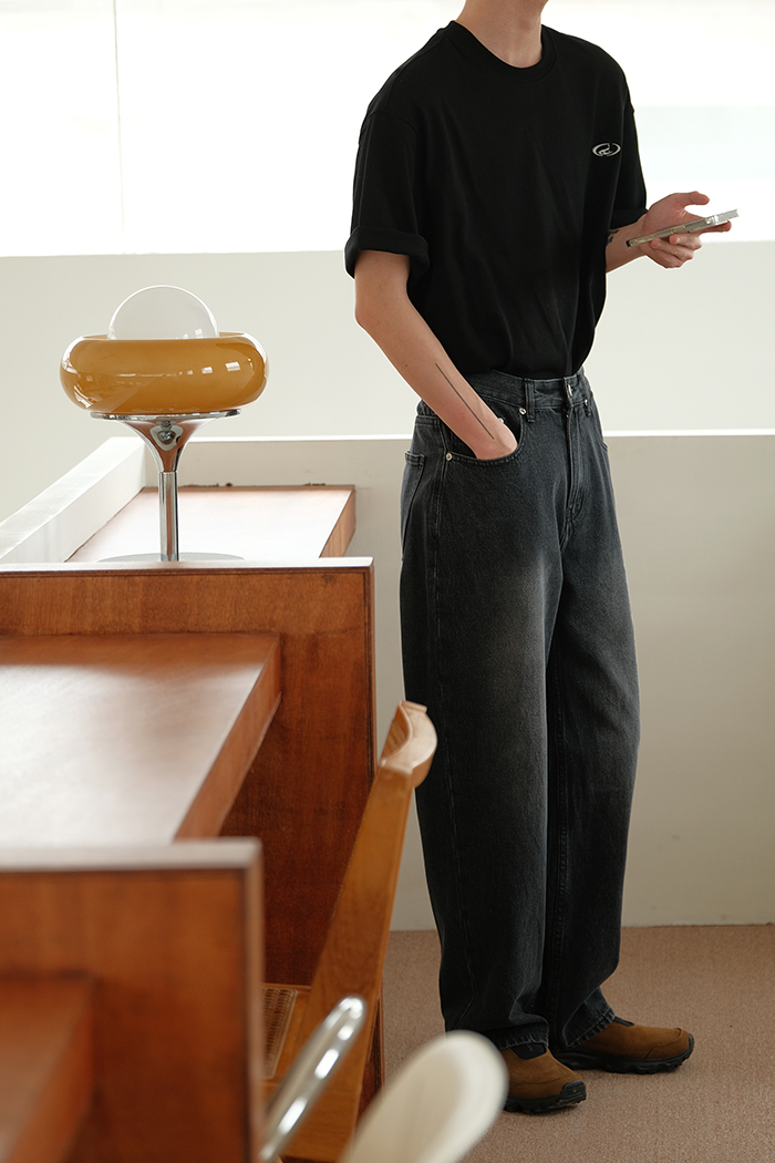 Minimal Embroidered Logo Tee