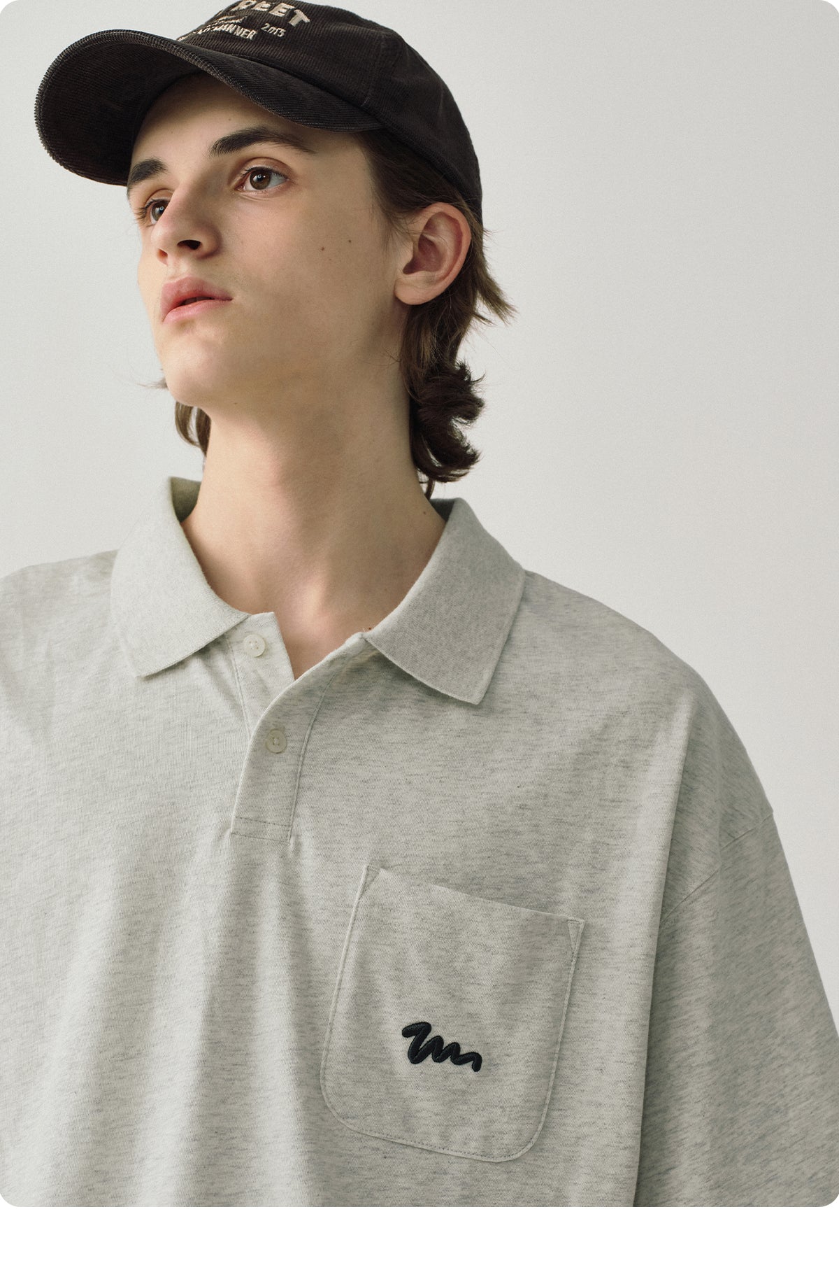 Embroidered Pocket Polo Shirt