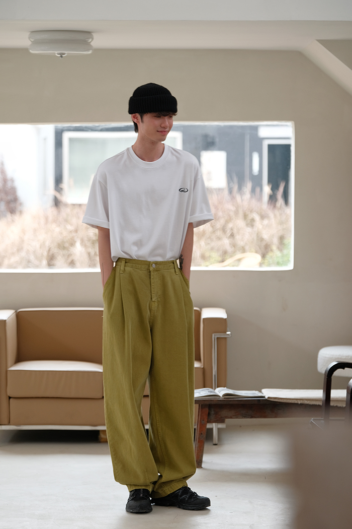 Minimal Embroidered Logo Tee