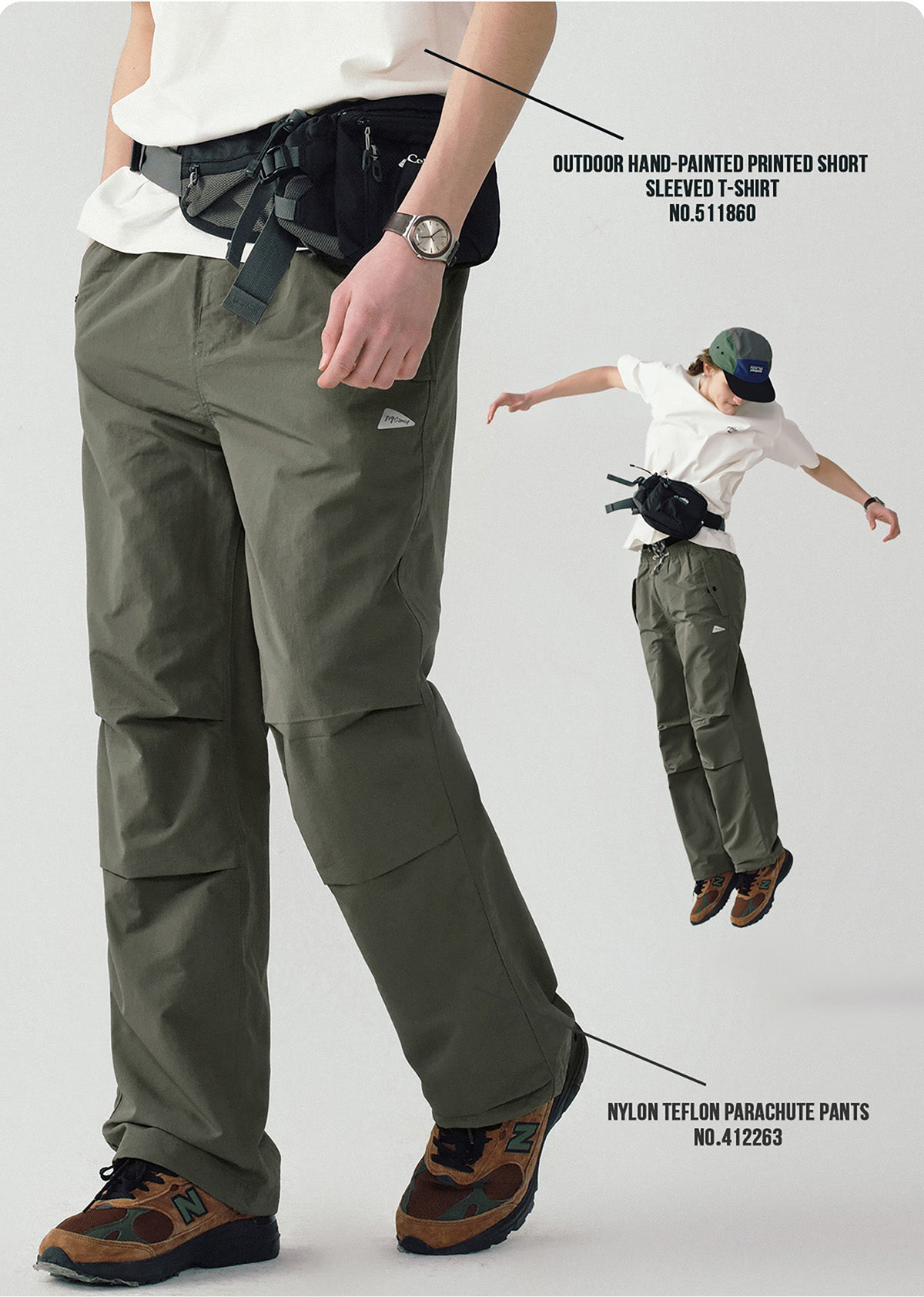 Teflon-Coated Tactical Utility Pants