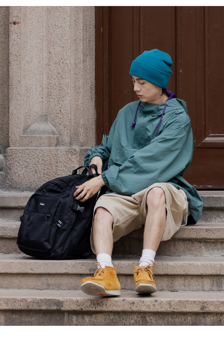 Color-Blocked Pullover Mountain Parka