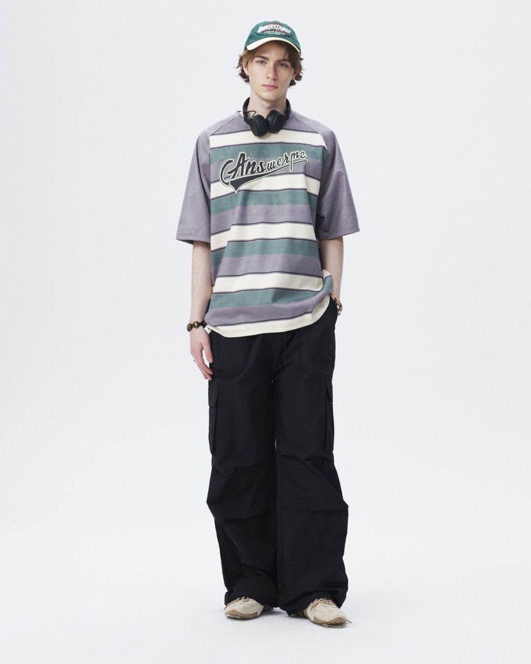 Retro Collegiate Stripe Raglan Tee