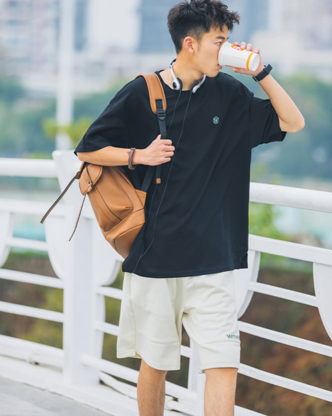 Colorblock Raglan Oversized T-shirt