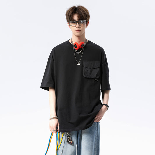 Tech Utility Pocket Oversized Tee