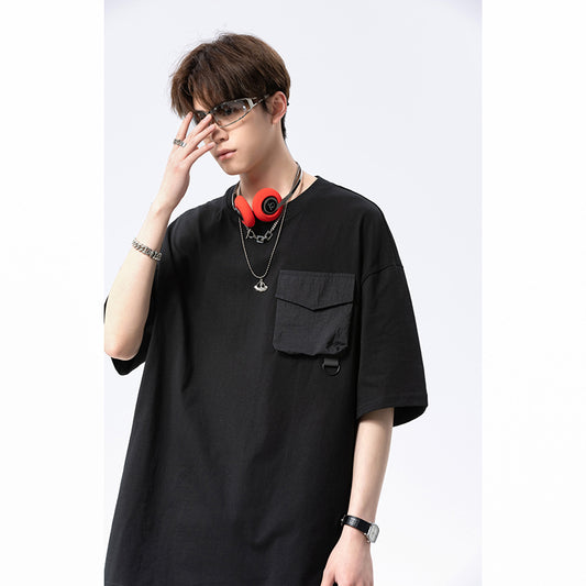 Tech Utility Pocket Oversized Tee