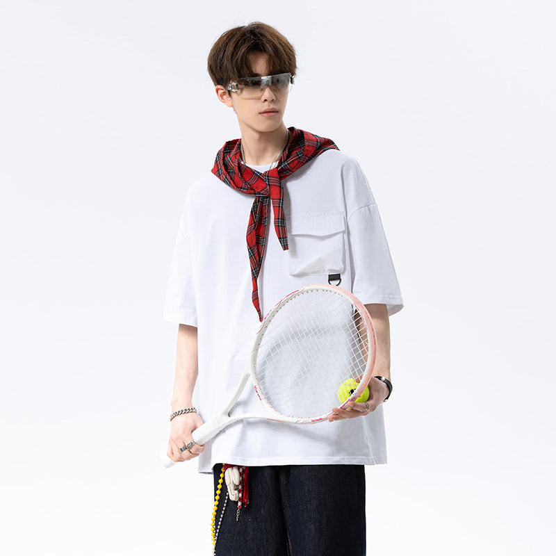 Tech Utility Pocket Oversized Tee
