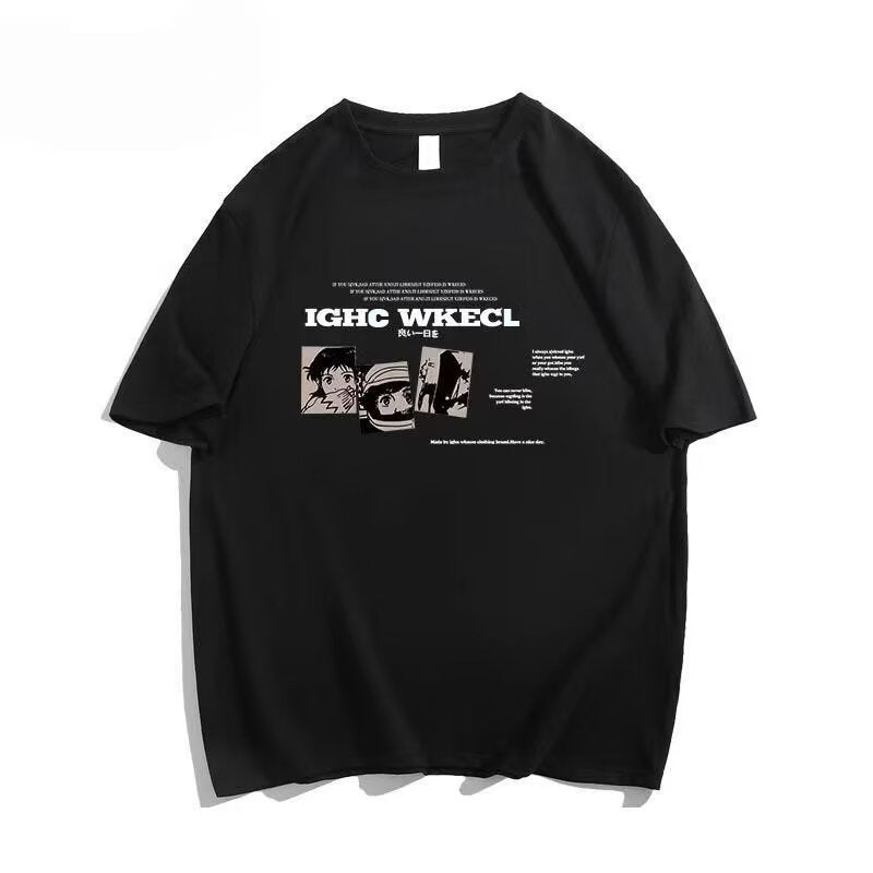 Anime Frame Graphic Oversized Tee