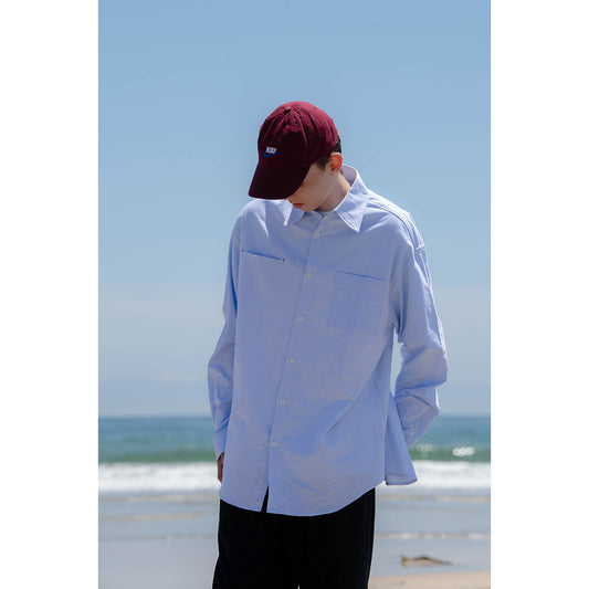 Ocean Breeze Stripe Panel Shirt