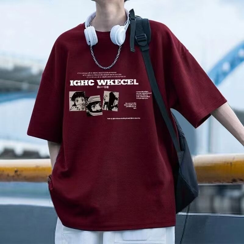 Anime Frame Graphic Oversized Tee